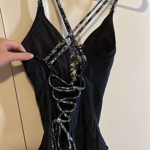 Black strappy one piece, size small! - Picture 5 of 7